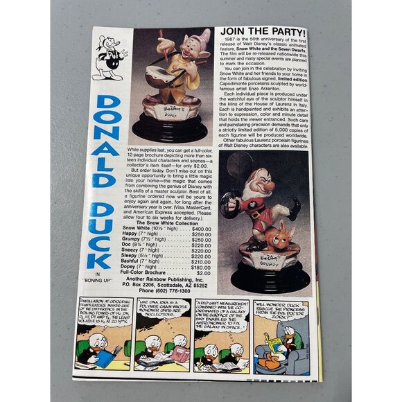 Gladstone Donald Duck #260 December 1987 Goldilocks Three Bears Bagged Boarded - Picture 6 of 6